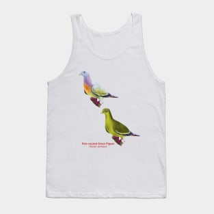 Pink-necked Green Pigeon | Treron vernans ⚥ Tank Top